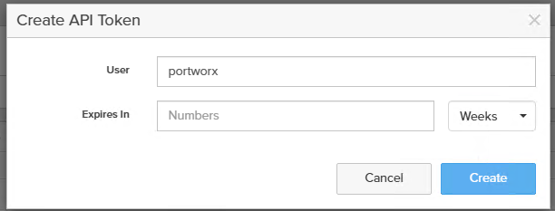 Create API token in the CBS Management Console